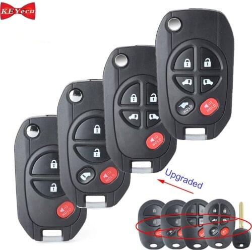 KEYECU for Toyota Highlander Sequoia Sienna Tacoma 2015 2016 2017 2018 Upgraded Remote Key Fob GQ43VT20T 4D67 / G Chip