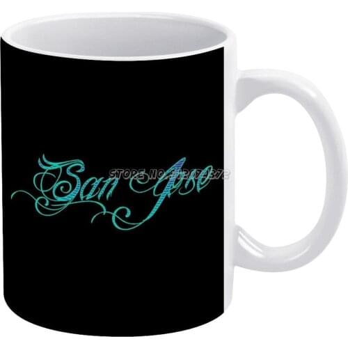 San Jose Game Day Coffee Mugs Pattern Coffee Mug 330ml Milk Water Cup Creative Fathers Day Gifts Sanjose Sharks Bayarea Norcal C