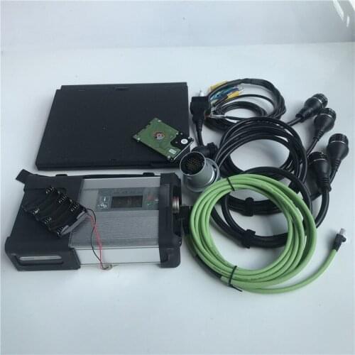 MB Star C5 Sd Connect 5 with used Laptop X200T Touch screen HDD Software 2020.12 Best mb star Diagnosis c5 sd connect full set