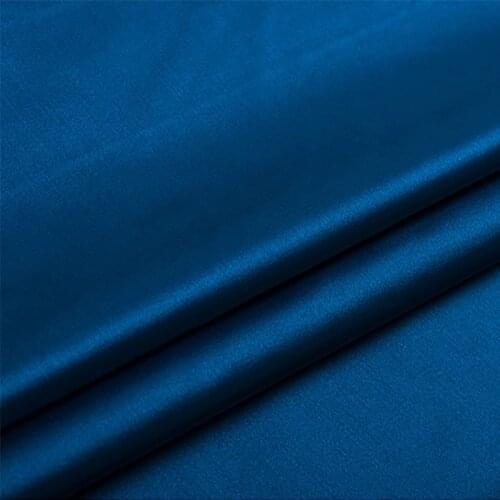 New arrival brocade yarn dyed sapphire blue fabric for patchwork felt tissue telas dress bed sheet children cloth coat 100x75cm