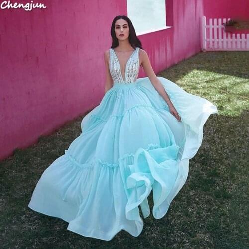 Chengjun Formal Elegant Long Gown Party Evening Dress