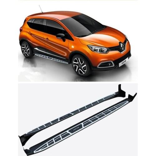 High quality Car Aluminum alloy Running Boards Side Step Bar Pedals Fits For Renault Captur 2014 2015 2016 2017 2018 2019