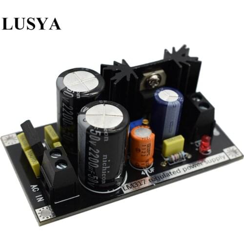 Lusya Mini LM317 Adjustable Regulated Power Supply Board AC to DC Adjustable Linear Regulator With Rectifier Filter Board A7-006