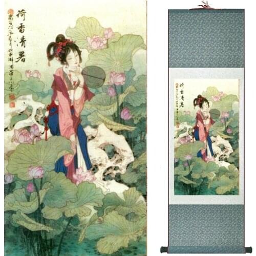 Traditional Chinese art painting Silk scroll painting Chinese wash painting Chinese wash painting 201907300023