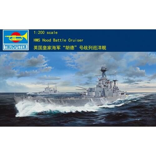 Trumpeter 03710 1/200 HMS HOOD BATTLE CRUISER ship model kit 2020