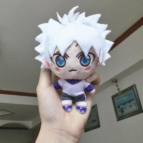 In Stock Anime HUNTER x HUNTER Illumi Killua Zoldyck Kulolo Cosplay Props Toy Plush Stuffed Mini Doll Pendant Keychain Gifts New