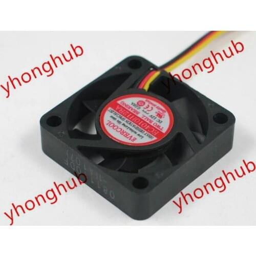 EVERCOOL EC4010H12BA DC 12V 0.08A 3-Wire 40X40X10mm Server Cooling Fan