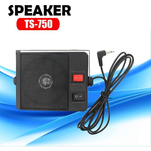 Heavy Duty External Speaker TS-750 TS750 for Car mobile radio 3.5mm Ham Radio CB Hf Transceiver Car Walkie Talkie loud speaker
