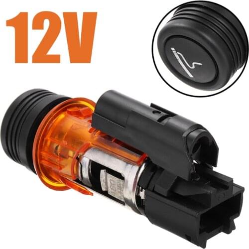 1pc 12V Car Cigarette Lighter With Housing Socket Fit For Peugeot 206 308 406 607 1007 Accessories