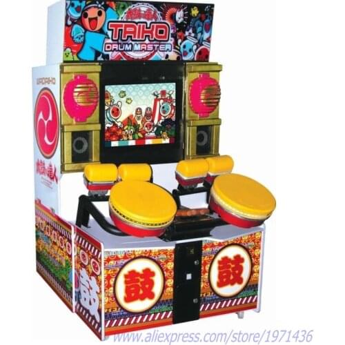 2 Players Coin Operated Simulator Music Drum Game Machine