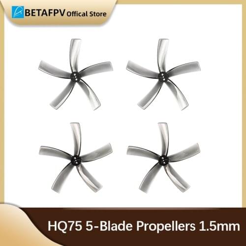 BETAFPV HQ75 5-Blade Propellers 1.5mm Shaft For Pavo30 Whoop Drone Parts 1505-1506KV Brushless Motor Drone Propellers Accessory