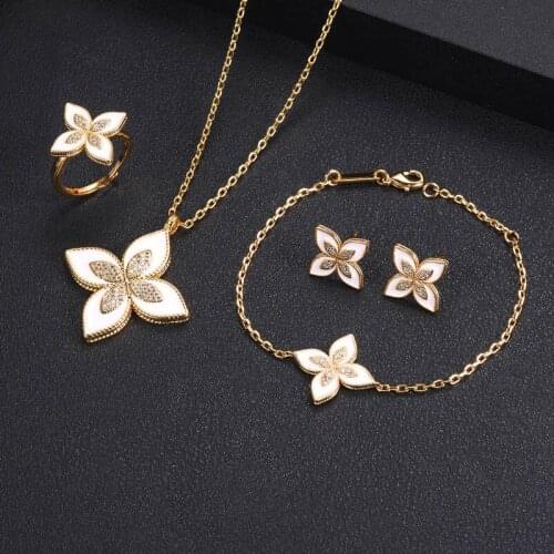 AccKing Bling Sequins Luxury Africa Dubai Jewelry Sets For Women Wedding Party Zircon Wedding Bridal Jewelry Set