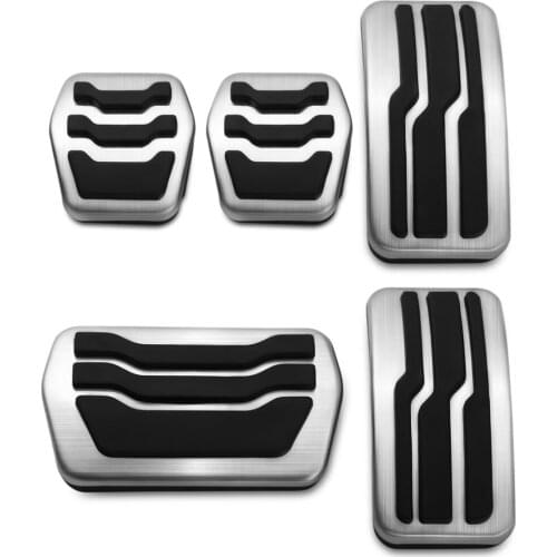 Auto Car Stainless Steel Car Fuel Gas Pedal Brake Pedals Cover For Ford Focus 2 3 4 MK2 MK3 MK4 RS ST 2005 - 2017 Parts