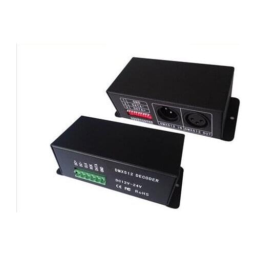 BC-802-8806 DMX512 Signal Decoder LPD8806 decdoer DMX512 decoder DMX controller 8806 pixel controller DC12-24V