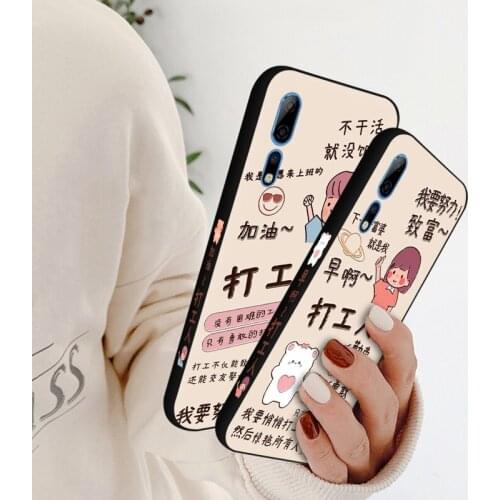 Cute Cartoon Silicone Case For ZTE Axon 10 Pro A2020 Funny Boy Fashion TPU Back Cover For Nubia Play Z18 Mini Red Magic 6 Pro