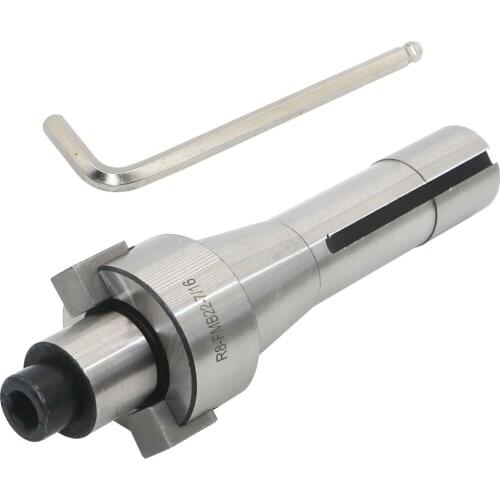 Face Milling Tool Holder R8 FMB 22 7/16 with a 8mm Wrench, Suitable for Face Milling Cutter Heads with a Hole Diameter of 22 MM