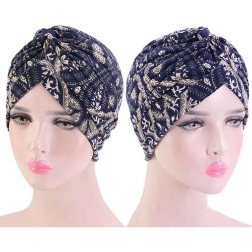 Fashion Solid Color Pure Turban Caps 7 Colors Women Female Stretchy Indian Hat Elastic Foldable High Quality Polyester Headwear