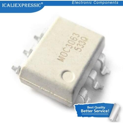 10PCS MOC3063 SOP6 MOC3063 SOP SMD new and original IC