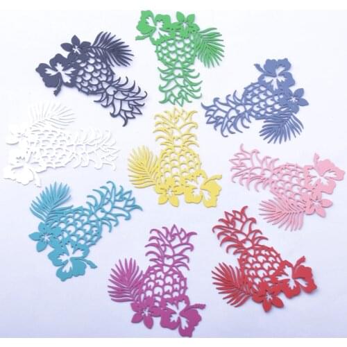 30pcs AB6742 41*35mm Brass laser cuts Hibiscus Charms Pineapple Pendant DIY Jewelry Earring Making
