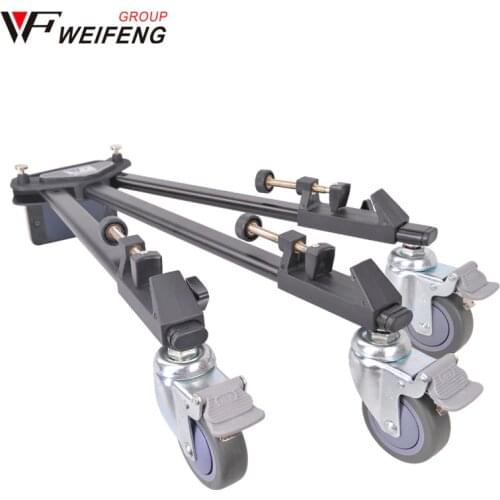 Tripod Legs Weifeng WT-600 Professional Tripod Legs Universal Caster Wheel 717/718 Portable Travel Camera Tripod Legs