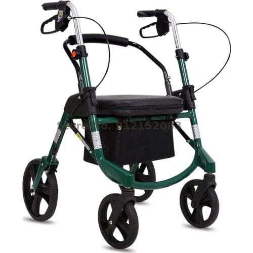 Elderly Trolleys Can Sit On Elderly Shopping Carts, Portable Folding Scooter, Cane Walker, Walker