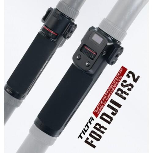 Instock TILTA DJI RS 2/RSC 2 Accessories Remote Control Handle Dual Channel Wireless Lens Control Handle for Advanced Ring Grip