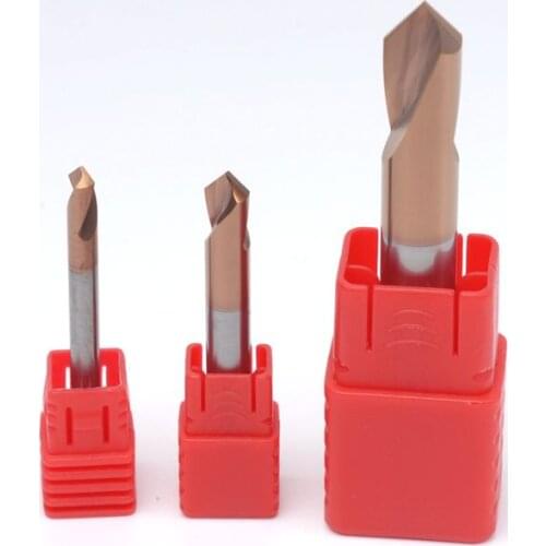 Carbide 90 Degree NC Spot Drill Stub Spotting Location Center Bit Prepare Guide Pilot Hole Chamfer Machine Tool
