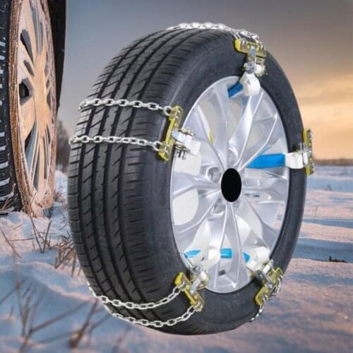 Universal Car Wheels Tyre Tire Ice Chains Truck Winter Safety Wheel Steel Mud Safe Road Suv Chain Anti-skid Belt Vehic B8s8