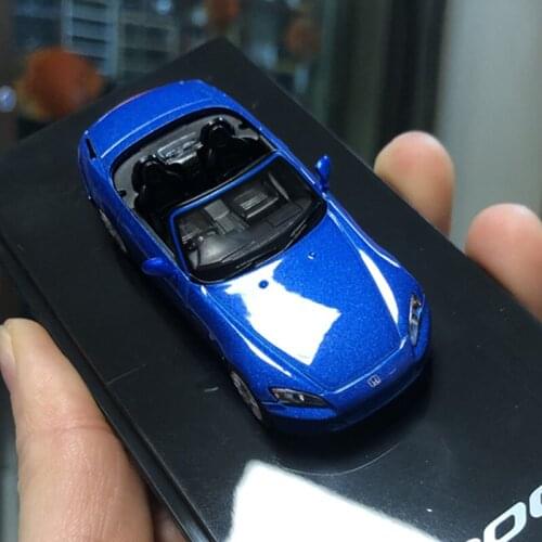 1/64 Honda S2000 Simulation Alloy Car Model Detachable Hard Top Soft Canopy Collection Decoration Gift