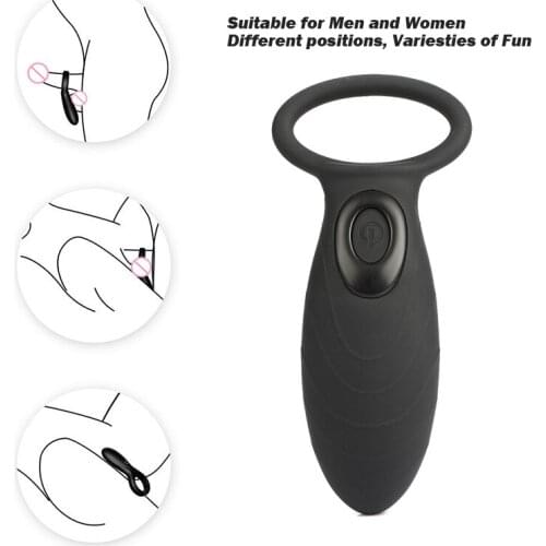 10 Speeds Vitality Massager Penis Cage Ring Delay Ejaculation Bullet Vibrator Cock Ring Adult lasting Erection Sex Toys for Man