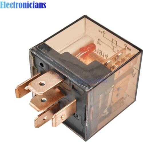 DC 12V 24V Waterproof Automotive Relay 80A 100A 5Pin SPDT Car Control Device Auto Relays Electrical Equipments High Capacity