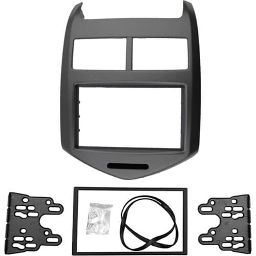 2 Din Car Radio Fascia For CHEVROLET AVEO Sonic Barina Auto Stereo DVD/CD Panel Dash Mount Install Trim Frame Kit