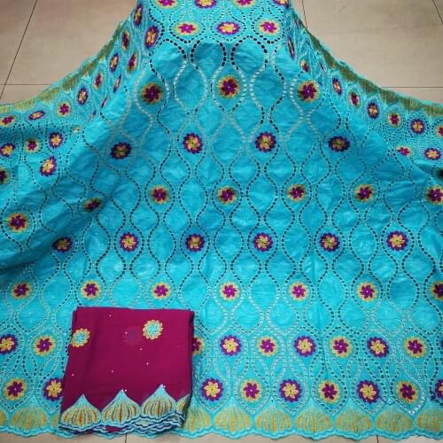 2021 Latest African Bazin Riche Fabric Cotton Guinea Brocade Fabric Tissu Africain Basin Riche Brode Most Popular Lace 7yards