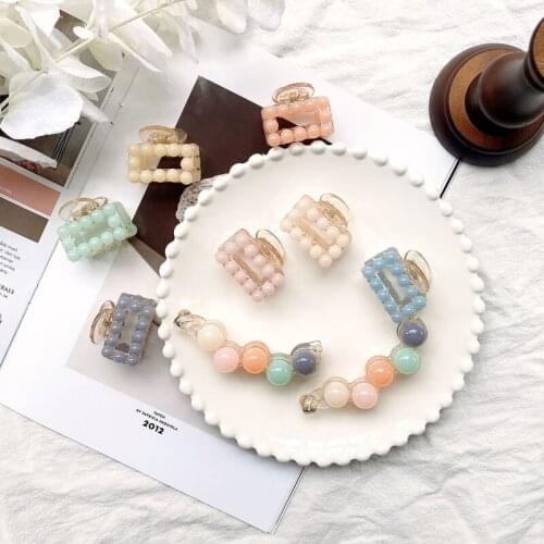 2021 Women Hair Clips Set Jewelry Fashion Crystal Hair Accessories Luxury Simulation Pearl Barrette Pin For Girl Gift Ornaments