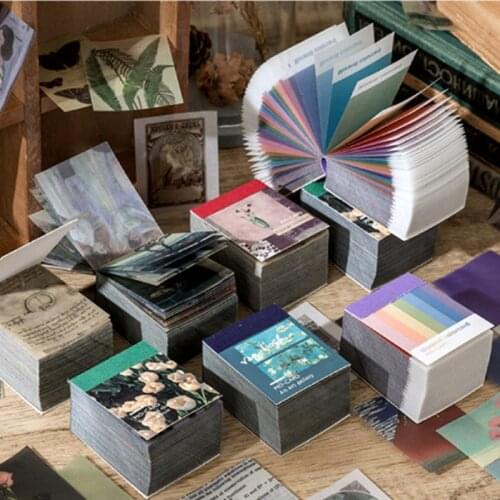 366 pcs/natural scenery stationery stickers book aestheti butterfly cute korean stationery aesthetic stickers