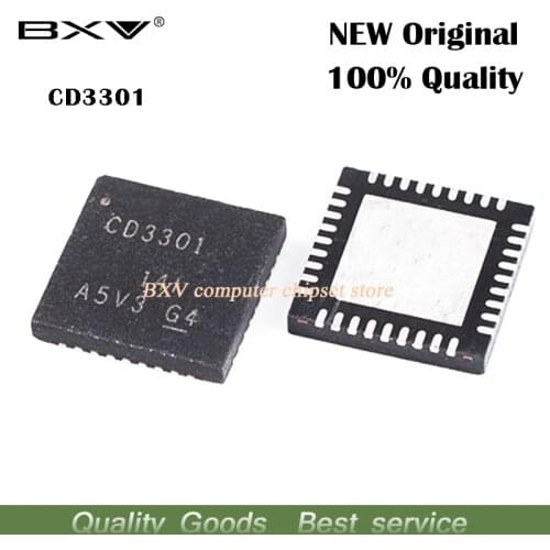 5pcs CD3301RHHR CD3301 QFN-36 new original free shipping