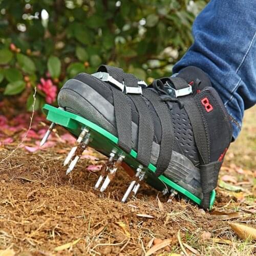 Lawn Aerator Shoes Simple Comfortable Convenient Lawn Aerator Shoes Garden Nail Shoes Durable for Garden