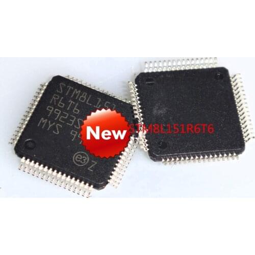 Free shipping STM8L151R6T New origina STM8L151R6T6 STM8L151 LQFP64