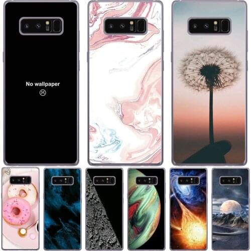 Phone Bags & Cases For Samsung Galaxy Note 3 Note 4 Note 5 Note 8 Case Cover Fashion marble Inkjet Painted Shell Bag
