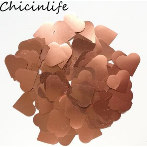 Chicinlife 1Bag Heart Confetti Wedding Party Table Decoration Engagement Valentines Day Happy Birthday Balloon Filling Supplies