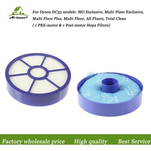For Dyson DC33 Multi-Floor Animal DC33 All Floor Pre & Post Motor HEPA Exhaust Filter & DC33 Filters DC33 Vacuum Cleaner Parts