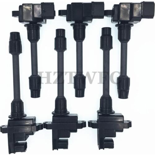 6PCS Ignition Coil 22448-31U11 2244831U11 22448-31U06 2244831U06 For Nissan Maxima For Infiniti I30 VQ30DE