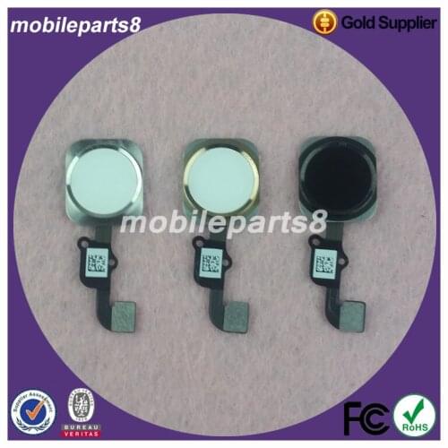 Home Button Flex Cable Assembly for iPhone 6S 6S plus home button with flex cable balck or white or gold
