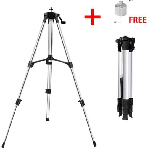 Laser Level Tripod Adjustable Height Thicken Aluminum Tripod Stand For Self leveling 1.2M Adjustment Tripod For Laser Level
