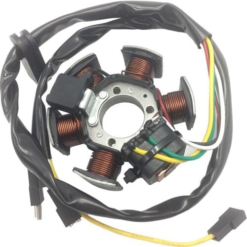 AM6 50 Stator Flywheel Magnet For Aprilia RS RX MX 50 Ignition Charing Coil Generator Racing Scooter Moped DC
