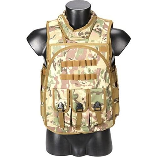 Four in one Tactical Vest Outdoor field as a vest CS field Live training Combat vest