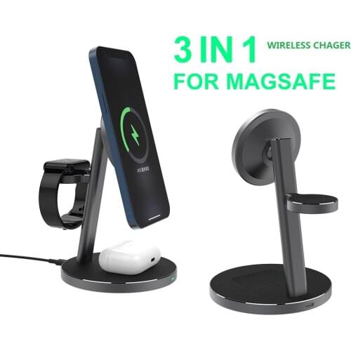 YOUXIU 3 in 1 Wireless Charger 15W Fast Charging for iPhone 11 pro/XR/Xs Max Samsung for Apple Watch 5 4 3 Airpods pro
