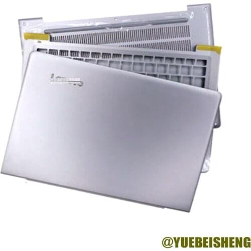 YUEBEISHENG New for lenovo AIR13 pro ideapad 710S -13IKB 710S -13IKS Back cover +palmrest KB upper cover+Bottom case ,Silver