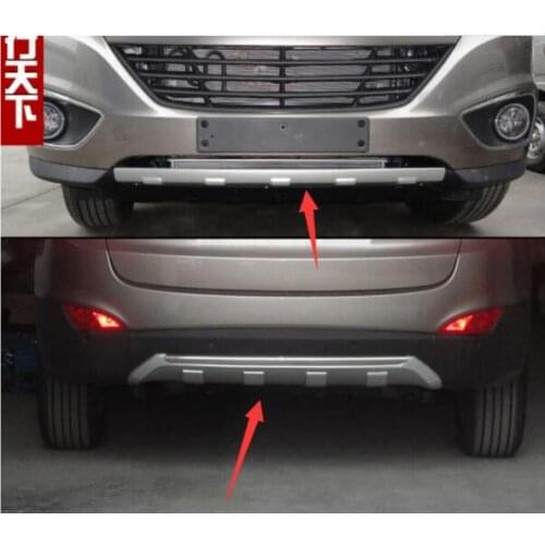 ABS front and rear Bumper Protector Skid Plate cover fit for hyundai IX35 2010-2012 Auto parts