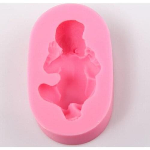 1Pcs 3D Baby Shape Cake Mold silicone baking Fondant Cake Chocolate Soap Sugar Craft Mould Cutter Silicone Tools Cupcake N1083